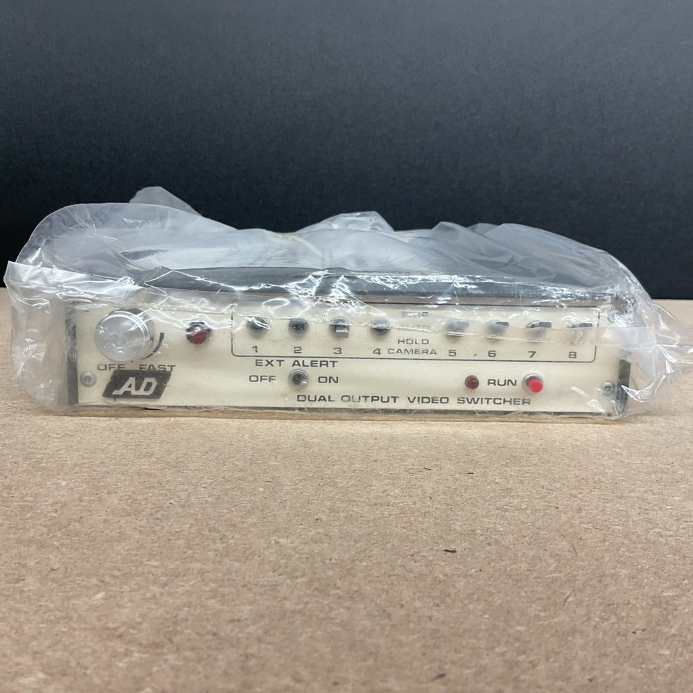 AD American Dynamics AD1408A Dual Output Video Switcher & Operating Instructions