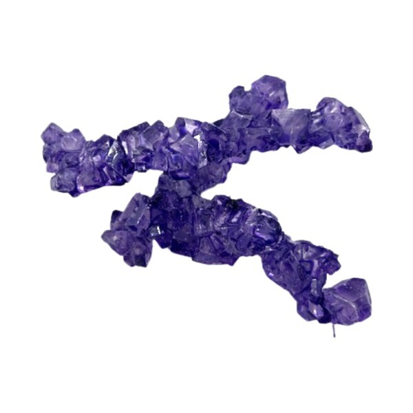 Blue Grape Rock Candy Crystals on Strings 1 lb by nuts n more