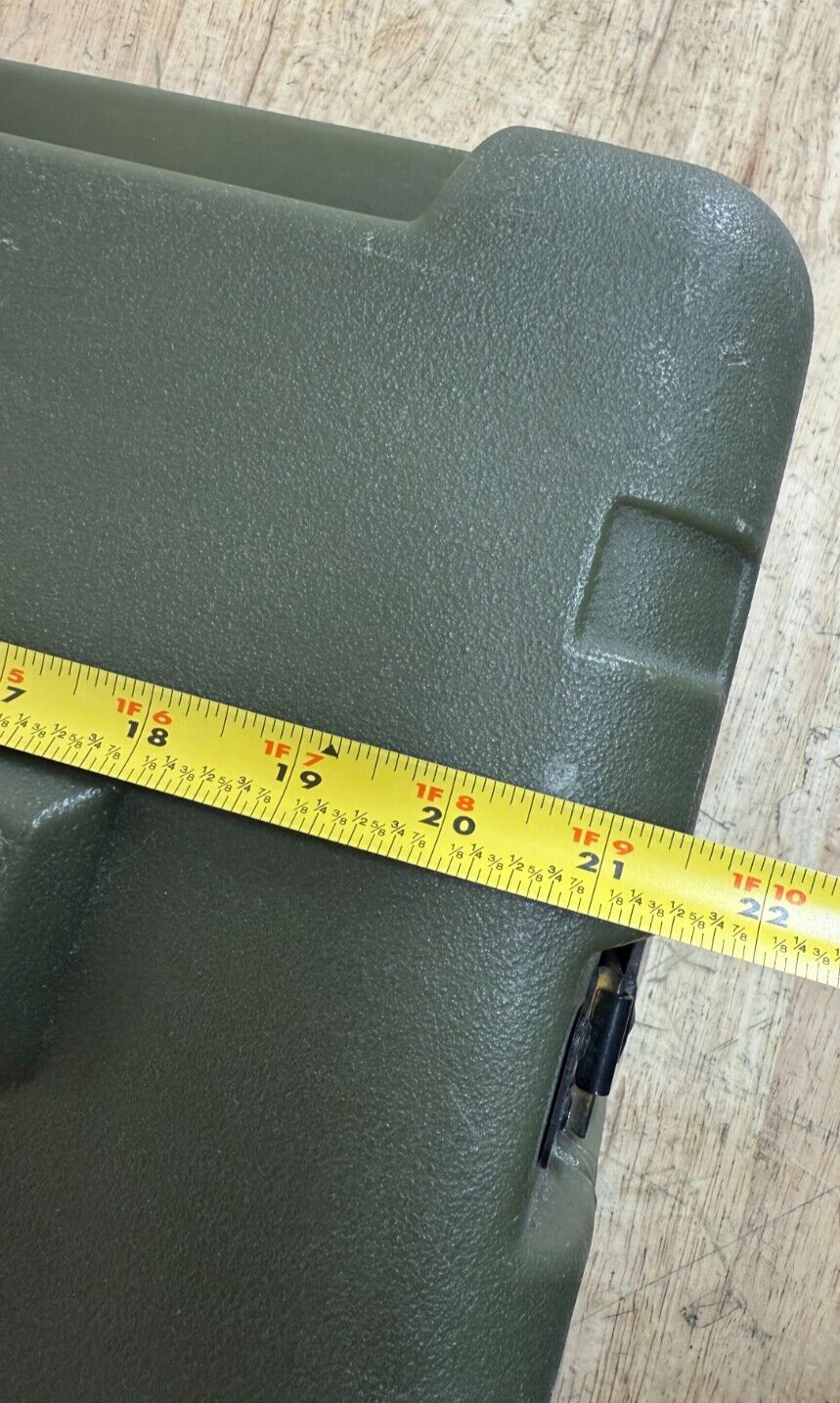 PSI Case 23X21.5X7" Green Military Waterproof Storage Container Hardigg