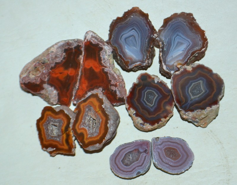 10 pcs Lot Pair Condor Agates from Argentina Wholesale Bulk *