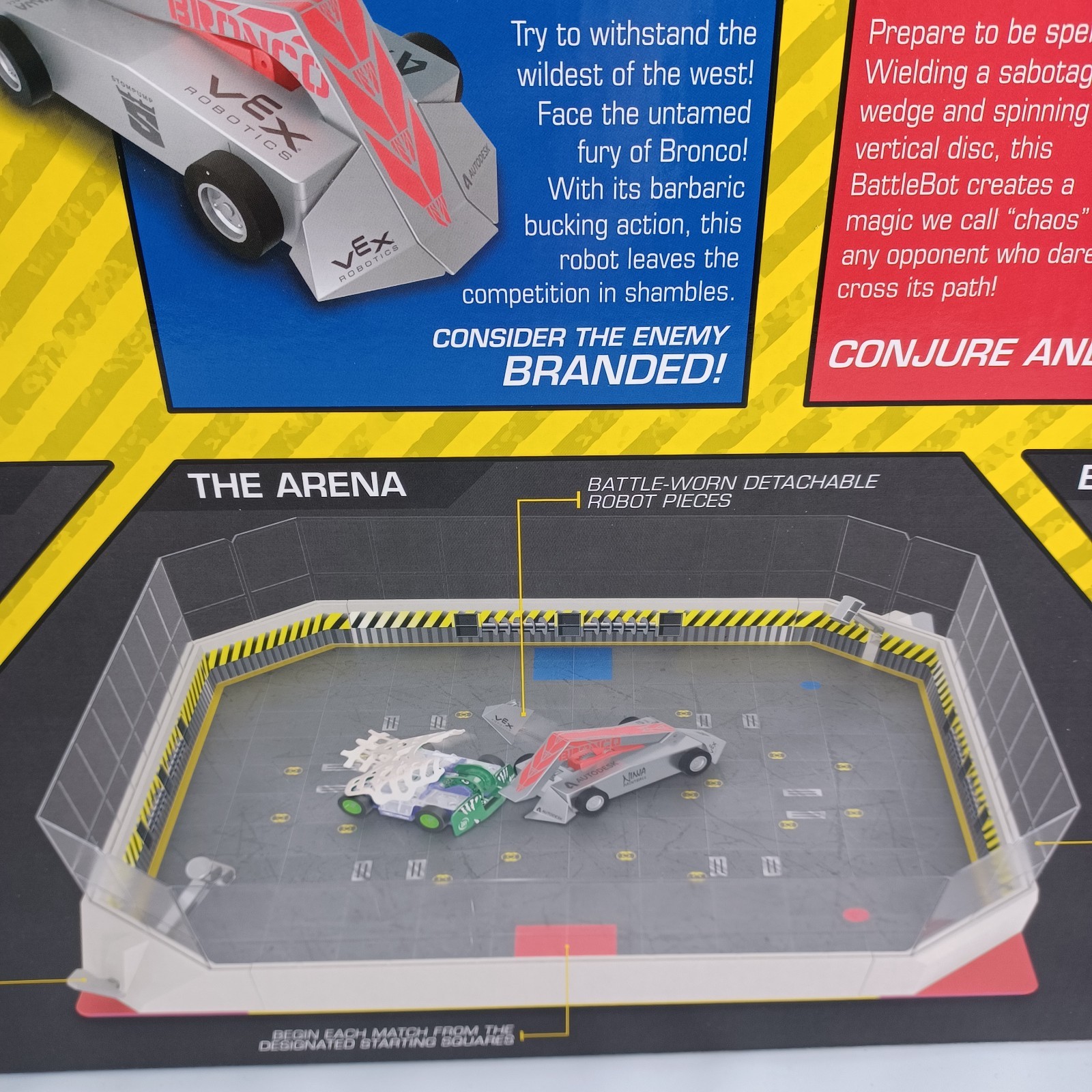 HEXBUG BattleBots Arena Bronco & Witch Doctor NEW