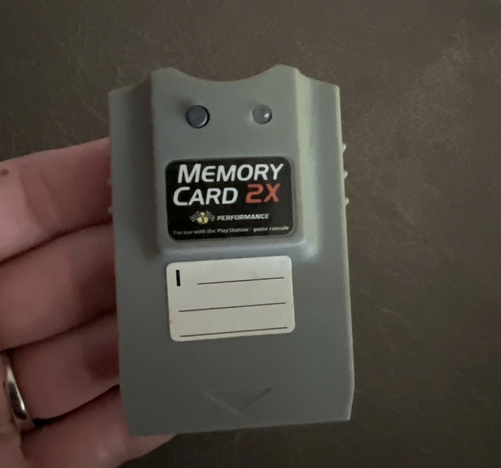 Memory Card 2X Performance Playstation -untested