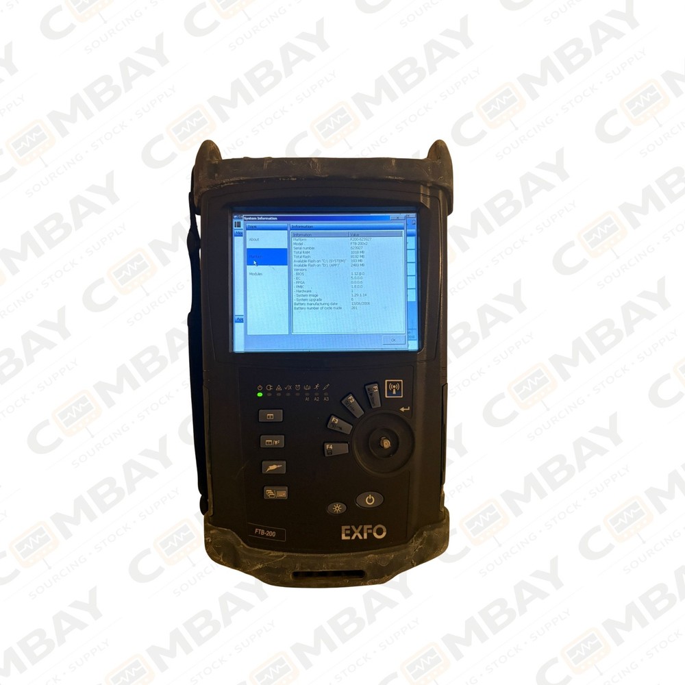 EXFO FTB 200 V2 Mainframe Field Test Platform FTB-200-V2-S1-RF