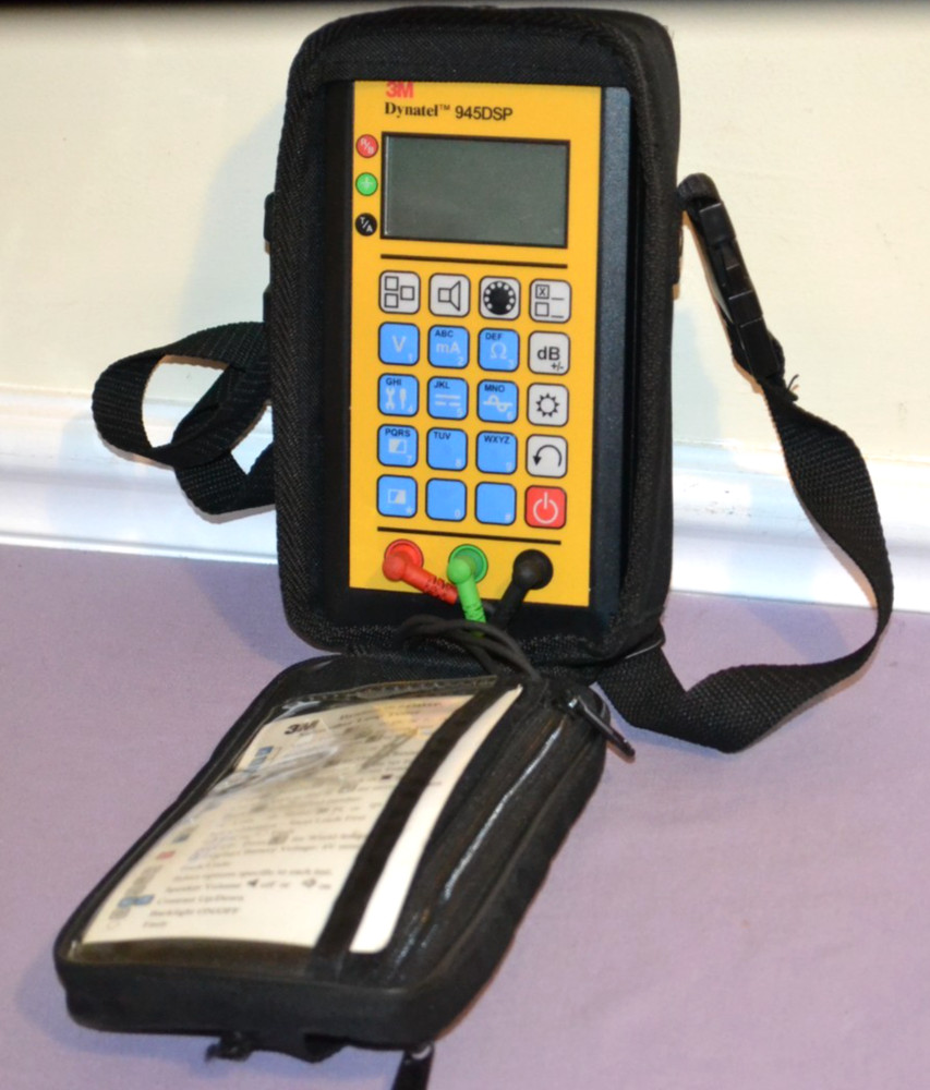 3M Dynatel 945DSP Subscriber Loop Analyzer Tester With Case and Test Leads~~Good