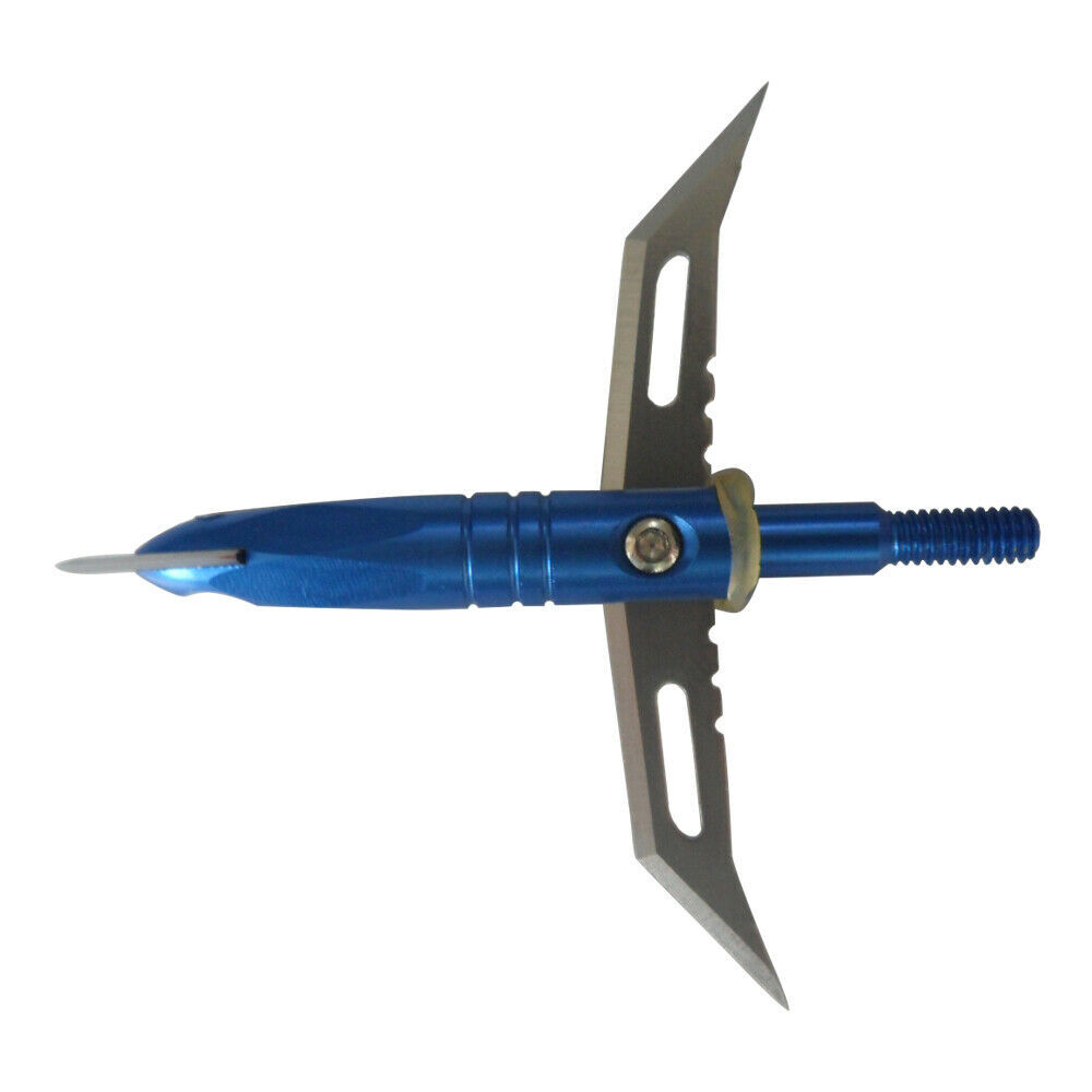 12Pcs 100 Grain 2 Blade Archery Crossbow Broadheads Compound Bow Arrowheads Tips