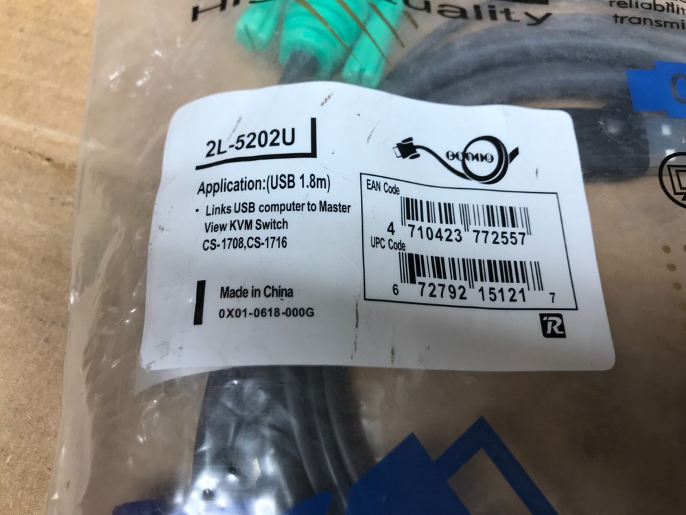 ATEN 6 Ft. USB KVM Cable 2L5202U