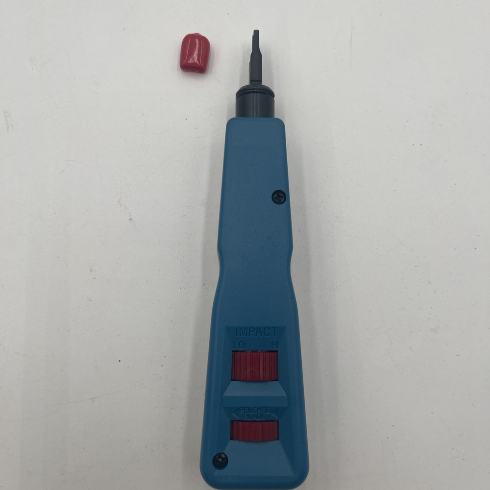 110/66 LAN Punch Down Impact Blade Tool for CAT5e/6 Wire Cable Jack Patch Panel