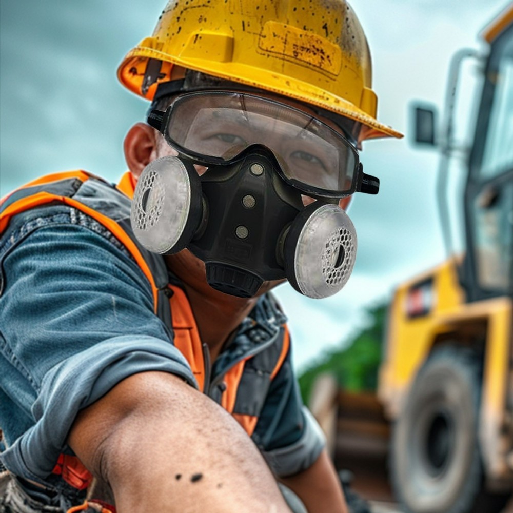 Integrated Protective Eyewear – Splash Proof Face Shield for Sanding & Welding