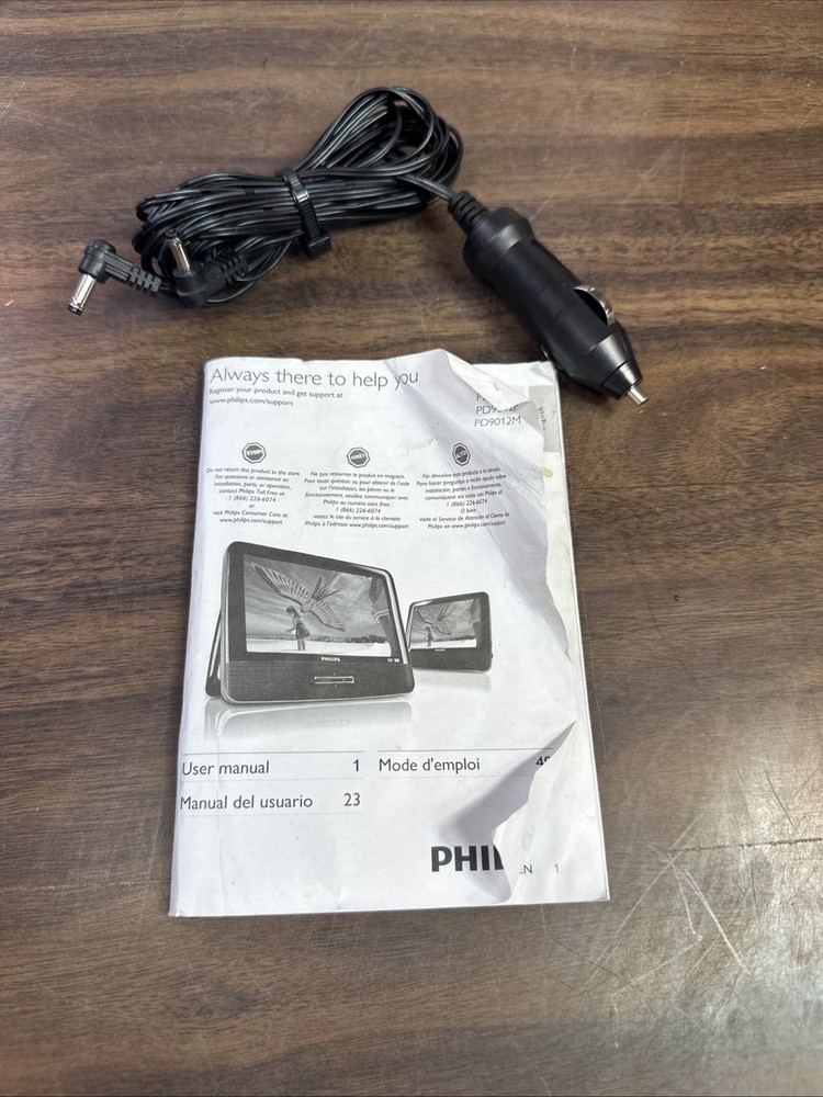 Philips PD9012M/37 9" LCD Portable DVD Player, Does Not Include Second Screen