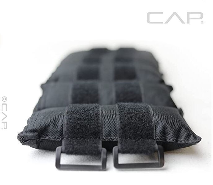 CAP 10-Pound Pair (2PC) Adjustable Ankle Weights Black NEW OPEN BOX ITEM