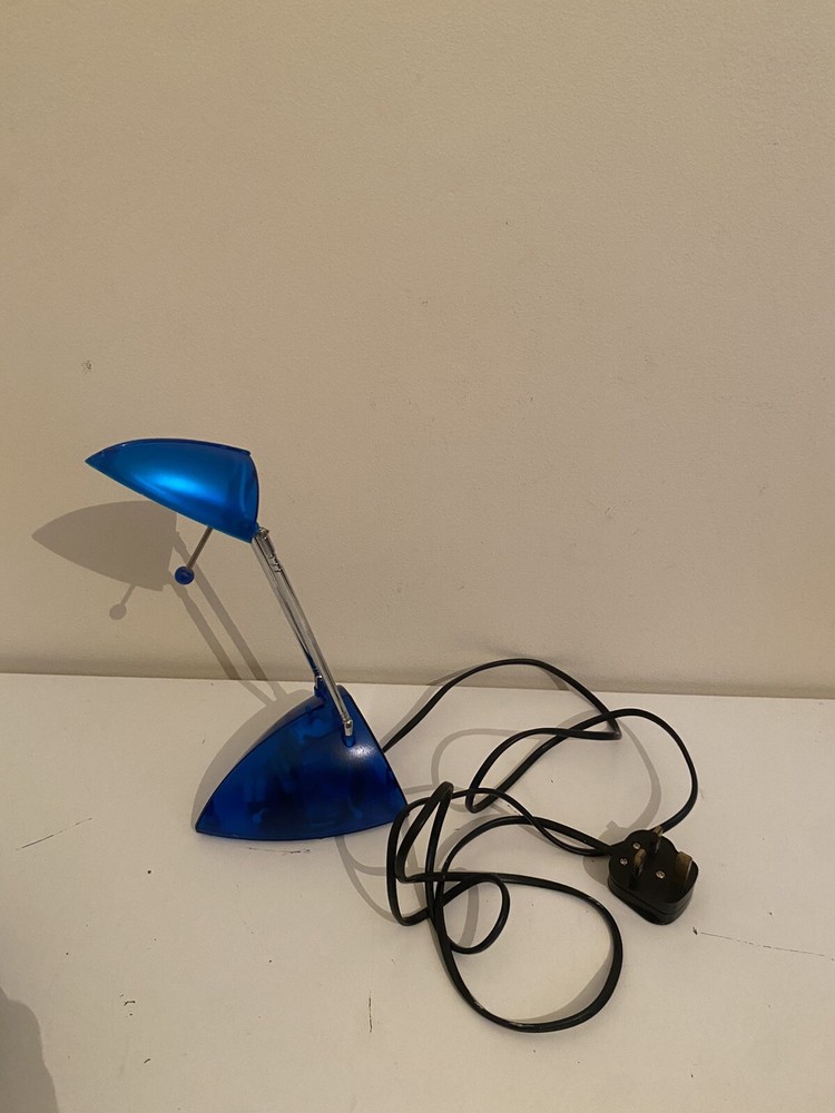 Desk Lamp Telescopic Extendable Lamp Blue Retro