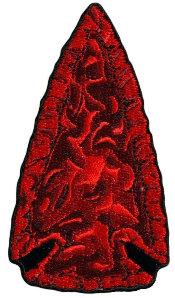 Arrowhead Embroidered Patch | 2PC -IRON ON OR SEW 3.5"X2"