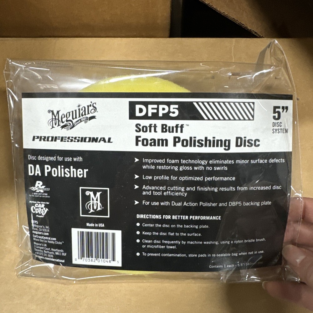 Meguiar’s Soft Buff Foam Polishing DFP5