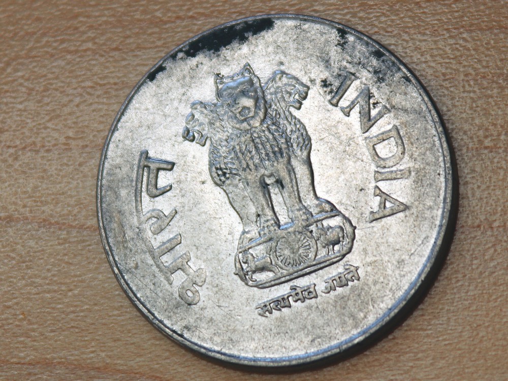 2001 India 1 Rupee Calcutta Mint