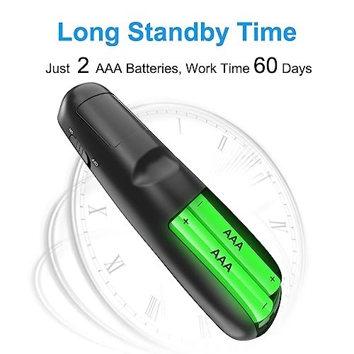 Wireless Presentation Clicker Remote - USB Type C Laser Pointer for PPT & Google