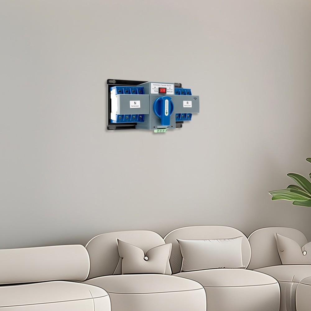 63A Dual Power Automatic Transfer Switch CB Level M6 Generator Transfer Switch