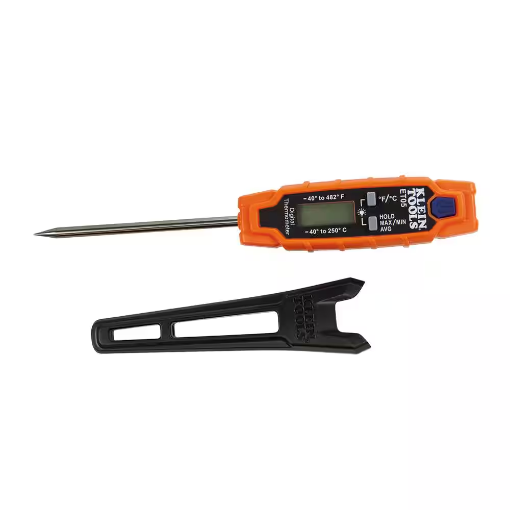 Klein Tools Et05 Hvac Digital Pocket Thermometer New