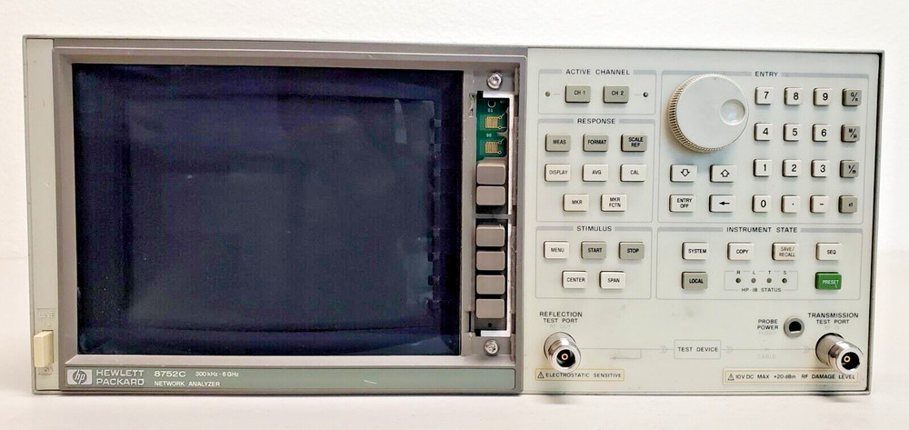 HP 8752C Network Analyzer 300 kHz - 6 GHz