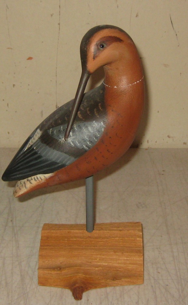 Vintage Original 1979 HOLGER SMITH Plover BIRD DECOY - Important Signed CAPE COD