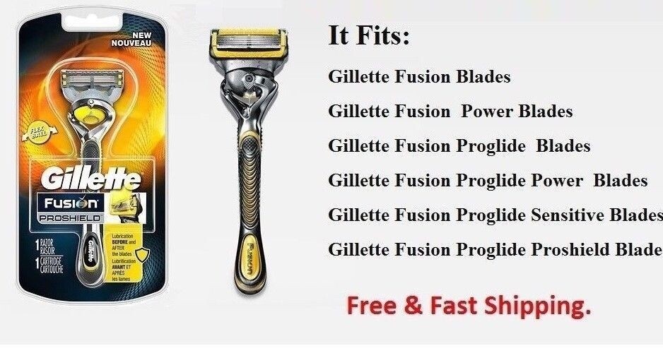 Gillette Fusion Proglide Proshield Flexball Razor Blade Refill Shaver handle