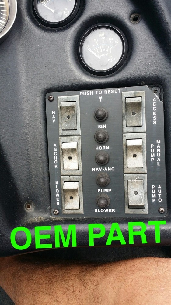 Mastercraft Prostar Dash Panel, Mastercraft Tristar Mari Star, Switch Panel,