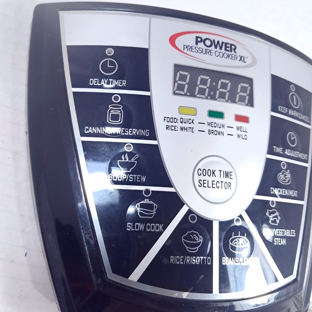 Power Pressure Cooker XL PPC790 control button panel digital replacement part