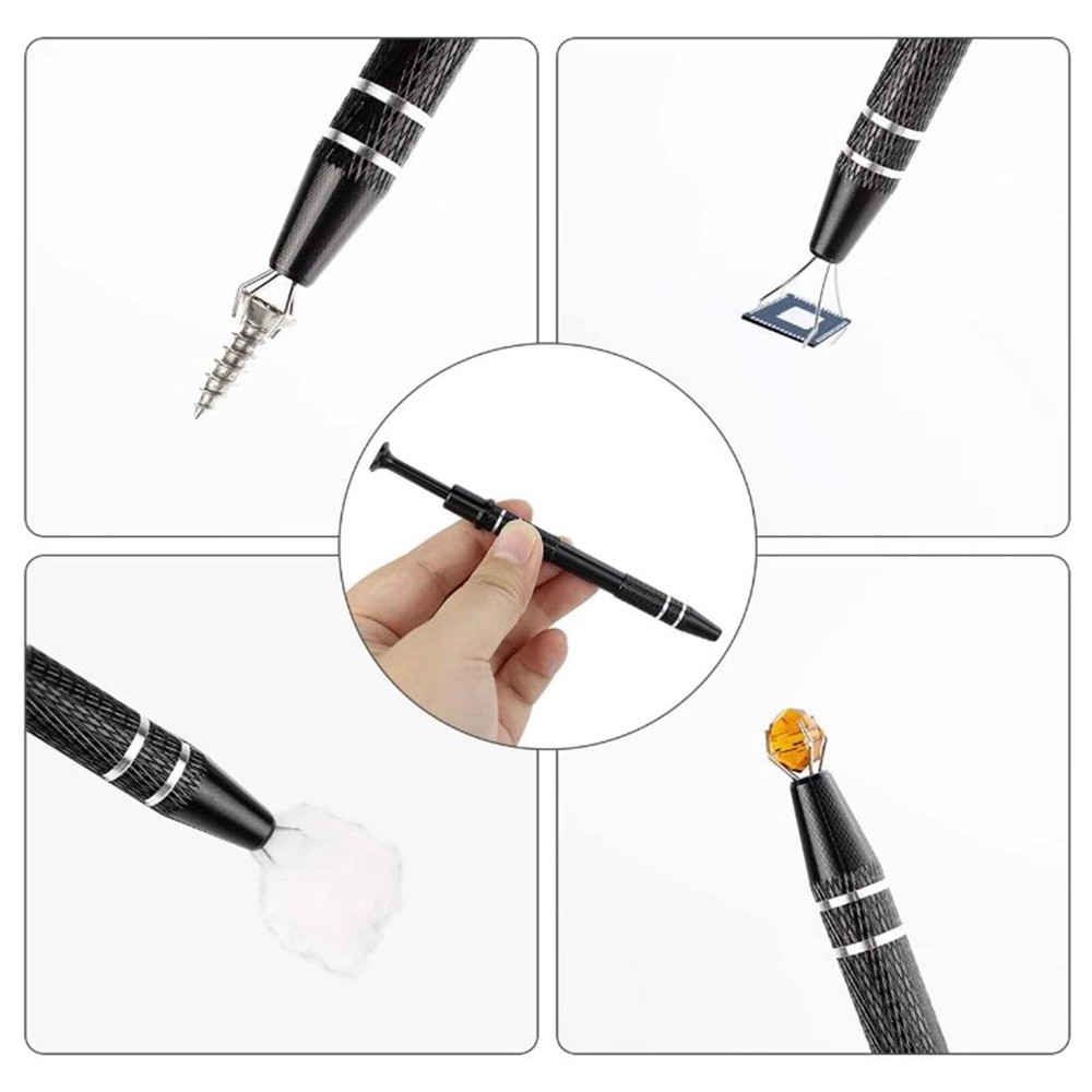 Professional 4-Claw Precision Piercing Ball Grabber and Rhinestone Picker Tool