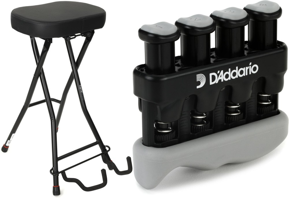 Gator GFW-GTRSTOOL + D'Addario PW-VG-01 Value Bundle