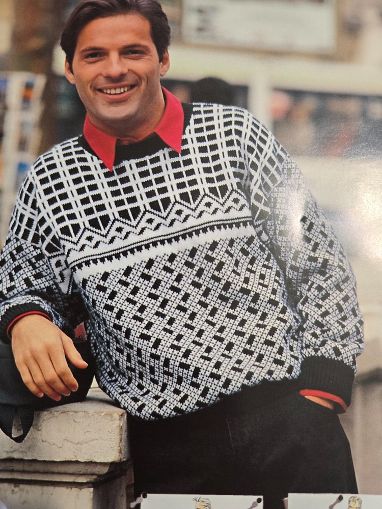 Phildar Knitting Pattern Magazine - Men - 18 Patterns