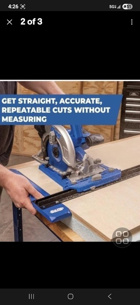 Kreg Rip-Cut Circular Saw Guide KMA2400