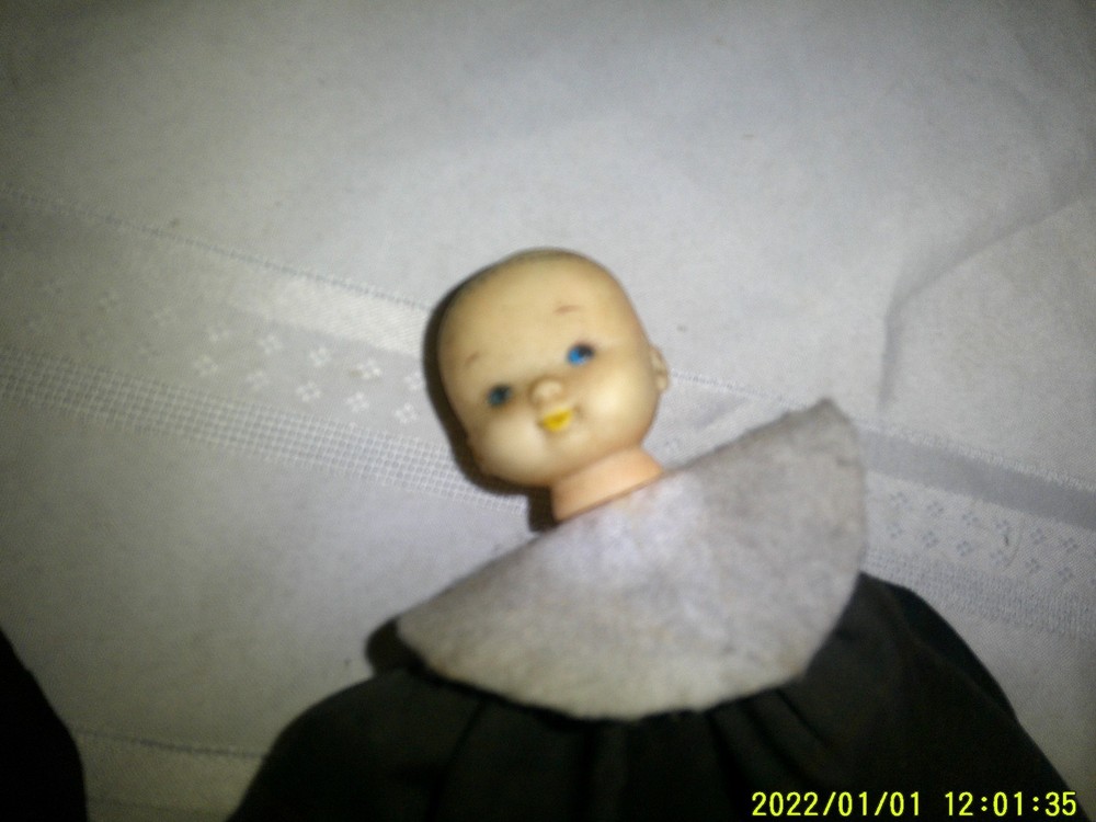 VINTAGE HANDMADE NUN PUPPET