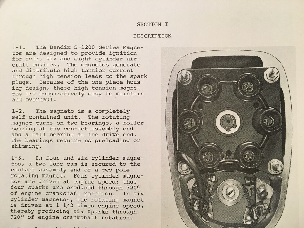 Bendix Magnetos S-1200 Series Overhaul Instructions