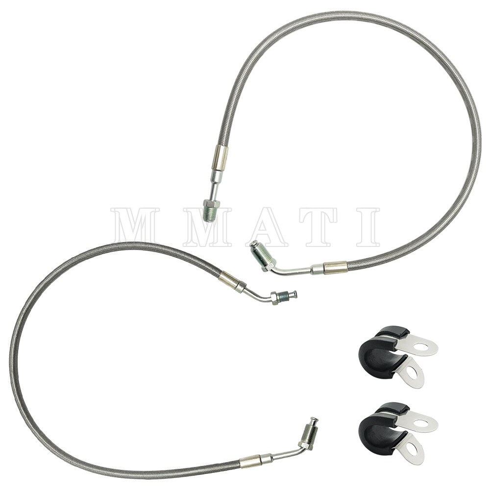 Front Left & Right Brake Line W/Fitting for Polaris Sportsman 400 500 600 700