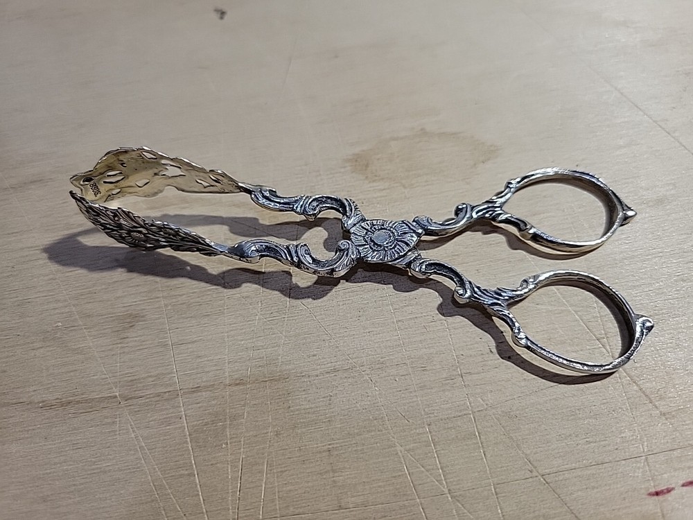 Antique Silver Spaghettis Clipper, .835 Silver