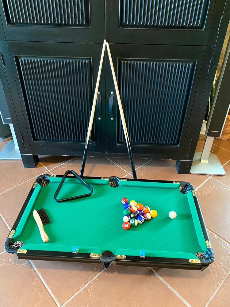 Tabletop Mini Pool Table / Billiards Set, Kid's Games Tabletop