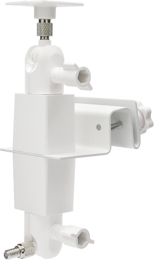 2-in-1 Adjustable Gutter Mount for Ring Cameras & Solar Panels - No Drilling