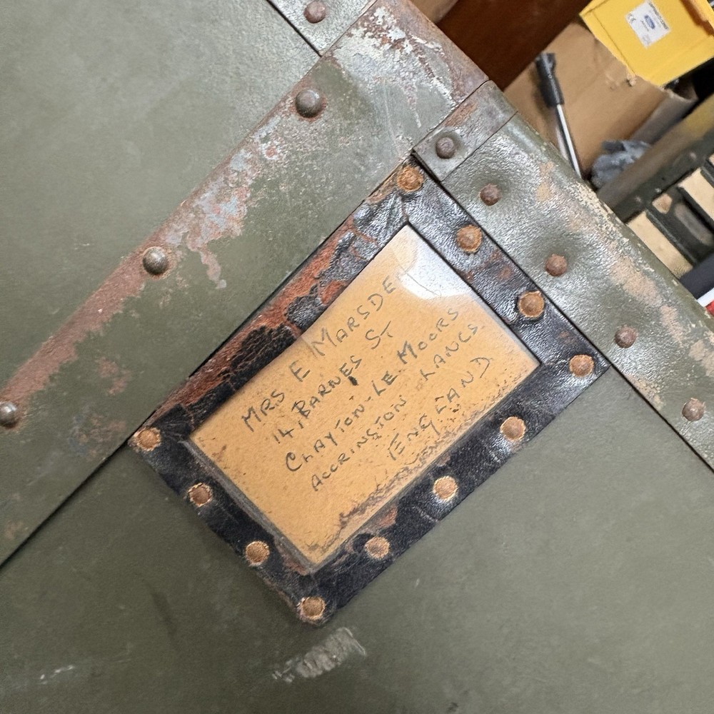 WW2 Era US Navy Hartmann Seapack Travel Trunk Case