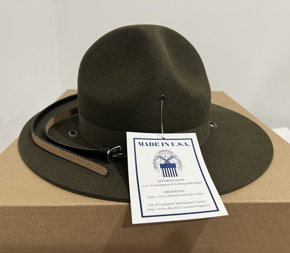 USMC ￼Drill , Instructor, Hat, Campaign Hat, Size 7 1/2