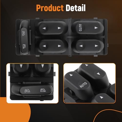 Driver Side Master Power Window Switch for 2002-2004 Ford