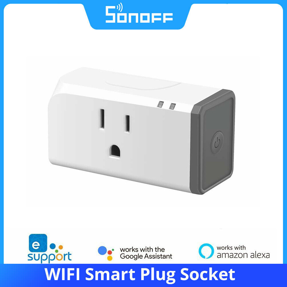 SONOFF S31 Lite 15A Wifi Socket Plug Wireless Smart Switch App Control for Alexa