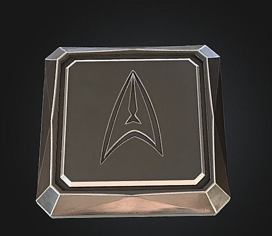 Star Trek themed square Podium base various sizes