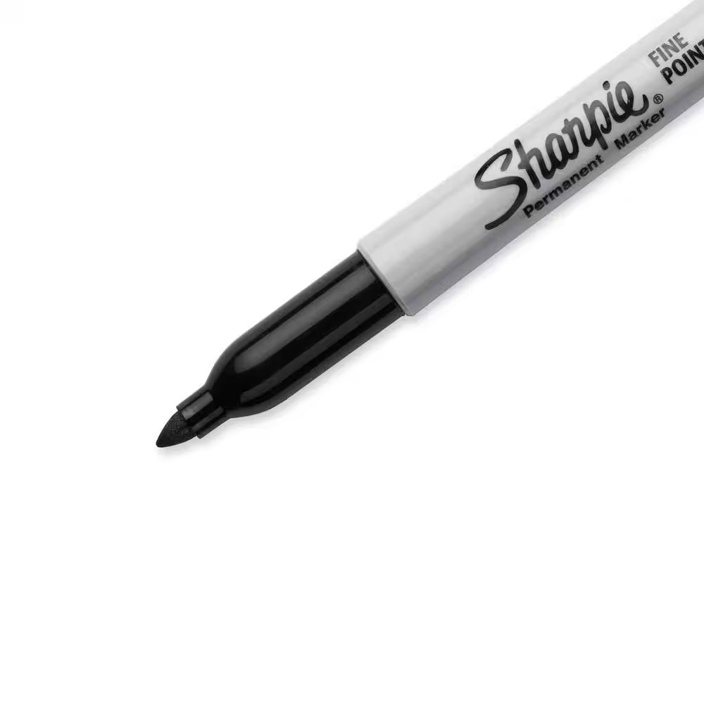 Fine Point Black Permanent Marker (12 per Pack)