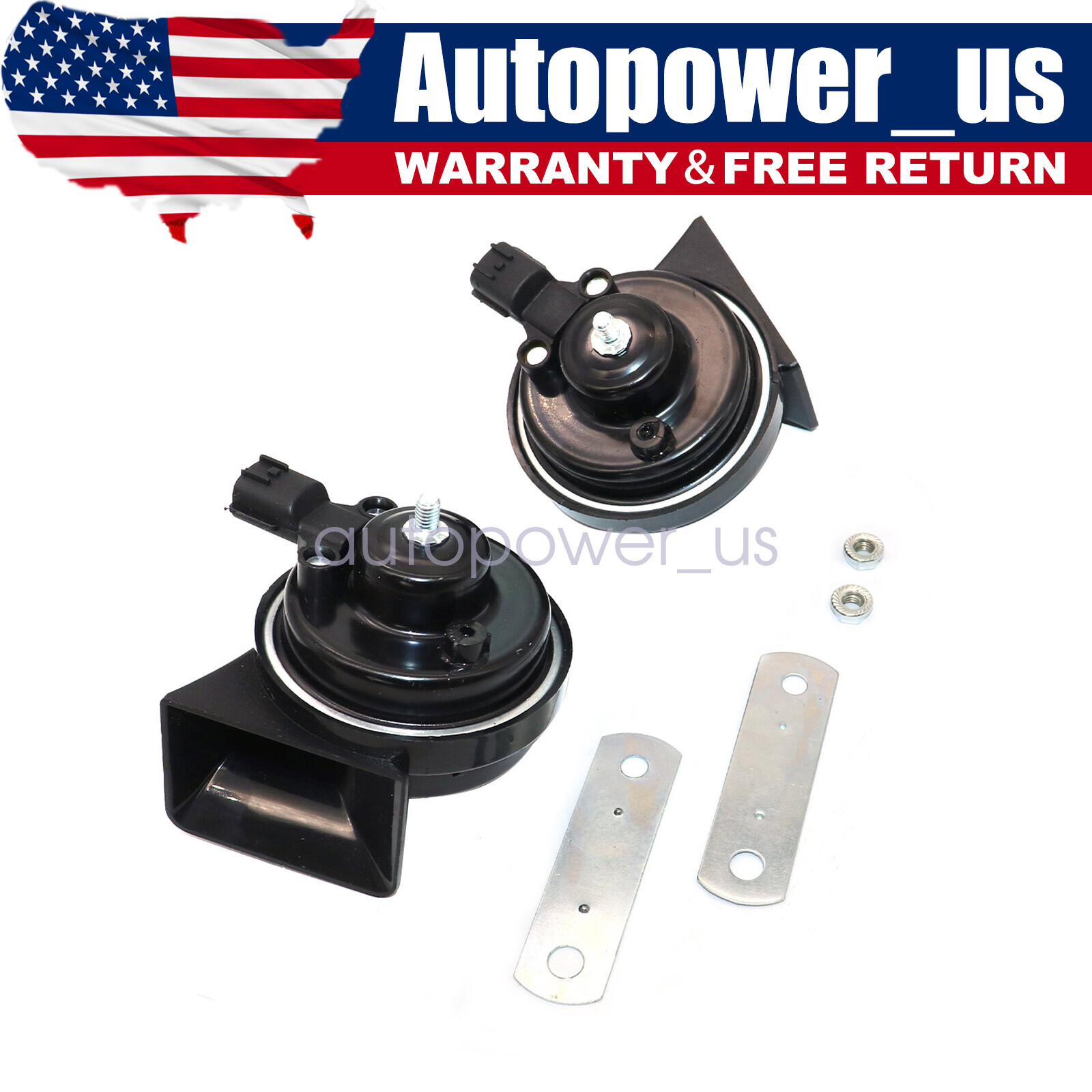 1 Set Car Horn Fit for Hyundai Kia Low High 96610-2D100 96610-22400 96610-27200