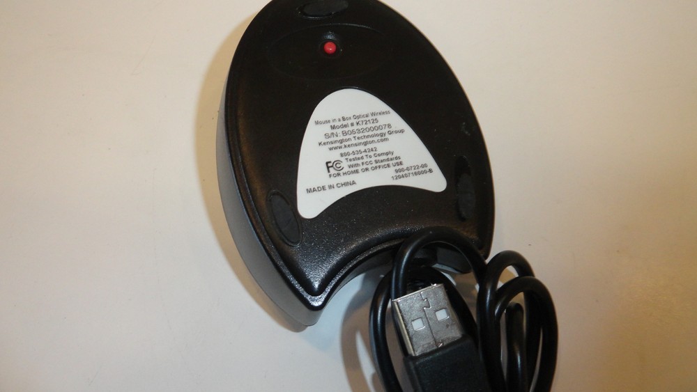 ZZ7: Genuine KENSINGTON WIRELESS OPTICAL MOUSE USB RECEIVER