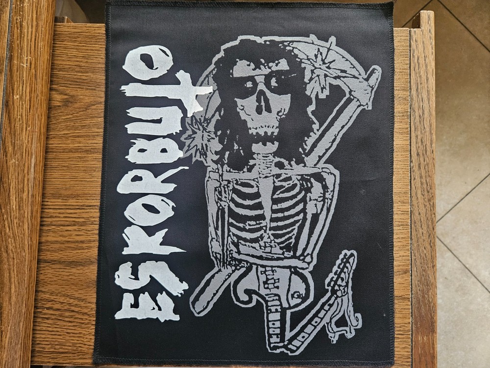ESKORBUTO, CANVAS SCREEN PRINTED LARGE BACK PATCH