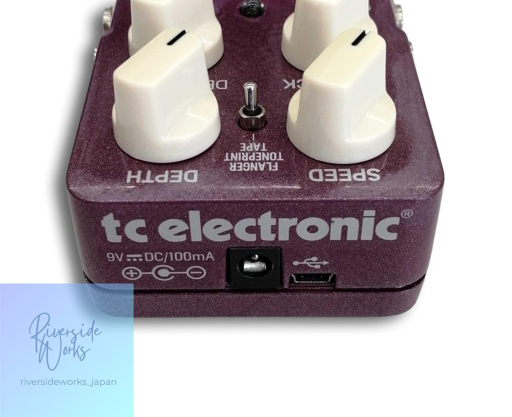 TC ELECTRONIC Vortex Flanger Guitar Effects Pedal JP