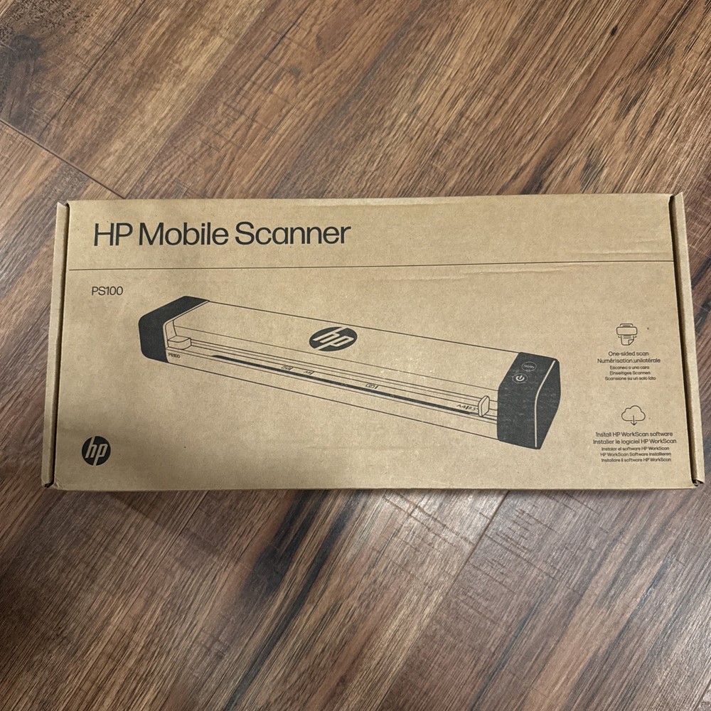HP PS100 Mobile Scanner Portable Document Scanner NIB