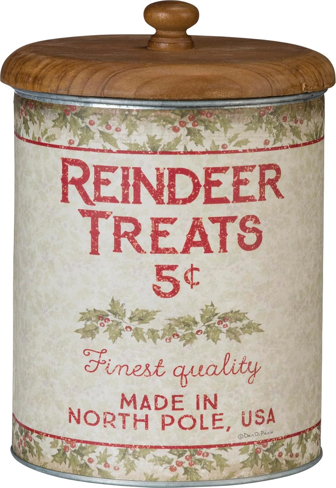Reindeer Treats Canister- 1 Container