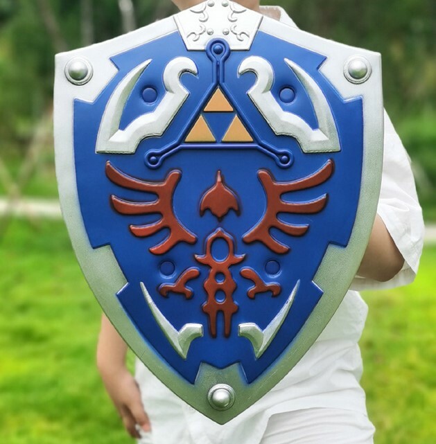 Legend of Zelda Link Hylian Master Skyward Sword Bow Shield PU Foam Prop Costume