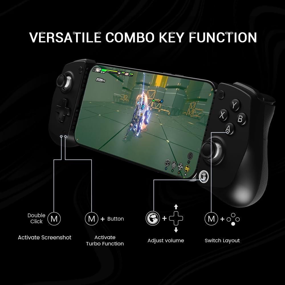GameSir X5 Lite Mobile Game Controller iPhone Android USB-C Genshin Impact